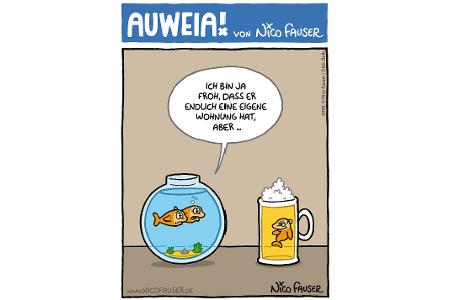 Alltäglicher Humor und Vögel