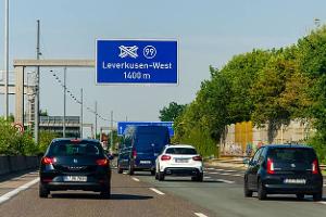 Autobahn A1 gesperrt