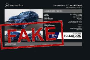 Achtung, falsche Gebraucht-Angebote von Mercedes