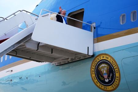 Für Donald Trump ist es die erste Auslandsreise seit der Rückkehr ins Weiße Haus.