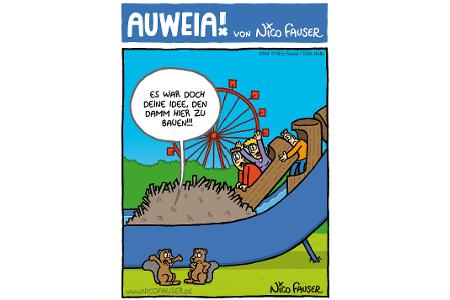 Alltäglicher Humor und Vögel