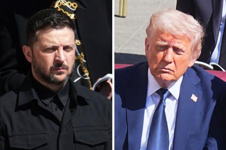 Es war das erste Treffen von Trump und Selenskyj seit dem Eklat im Weißen Haus.