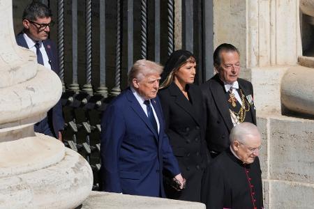 Trump war am späten Freitagabend in Rom angekommen.