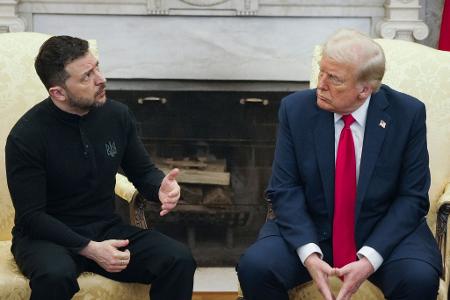 Das letzte Treffen von US-Präsident Donald Trump mit seinem ukrainischen Kollegen Selenskyj im Weißen Haus lief völlig aus dem Ruder. (Archivbild)