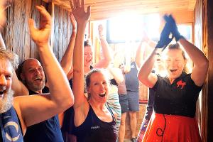 Weltrekord für längsten Sauna-Aufguss fast verdoppelt