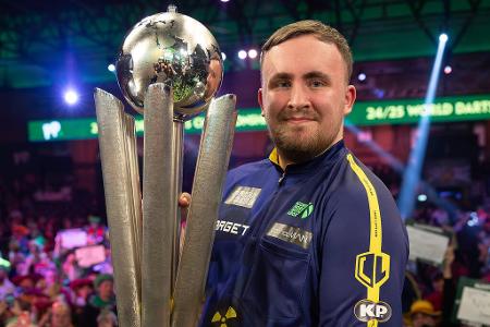 Platz 2: Luke Littler (England) - 1.300.500 Pfund