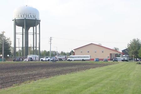 Der Vorfall ereignete sich in der Kleinstadt Chatham im US-Bundesstaat Illinois.