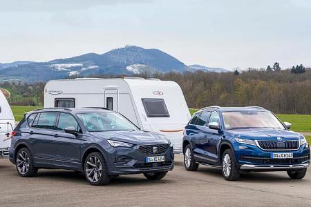Seat Tarraco E-Hybrid vs. Skoda Kodiaq 2.0 TDI