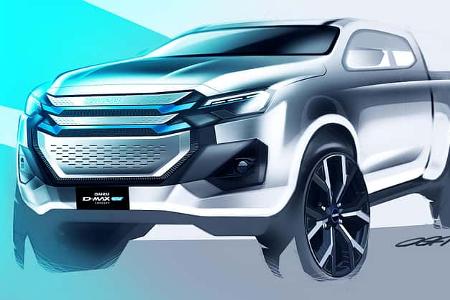 Isuzu D-MAX BEV Elektro Pick-up Studie
