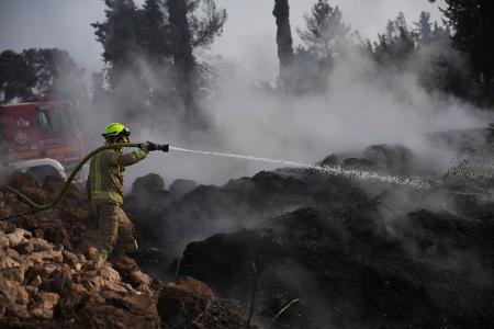 In den Wäldern rund um Jerusalem kommt es immer wieder zu Feuern.