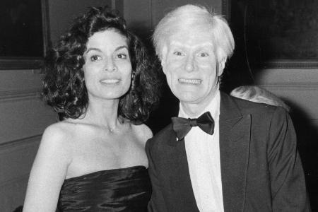 Andy Warhol und Bianca Jagger