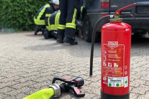 Schnelles Einsatzende nach Pkw-Brand