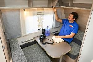 Familiencaravan mit Premium-Küche