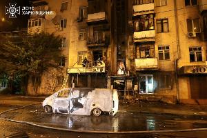 Drohnenschwärme über Ukraine - Dutzende Verletzte in Charkiw