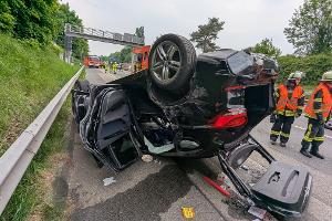 Drei Verletzte bei Verkehrsunfall auf der BAB565