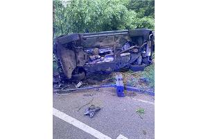 Hoher Sachschaden nach Alleinunfall mit dem Auto - 2505009