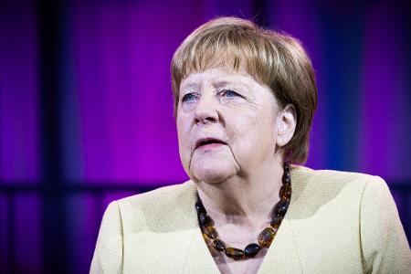 Altkanzlerin Merkel übte in ihrem Auftritt auch Selbstkritik.
