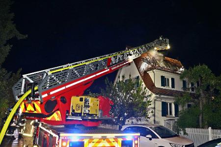 In Baden-Württemberg kam es zu schwerwiegenden Bränden.