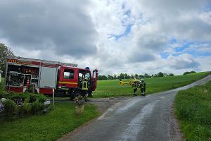 Lande5platzsicherung für Rettungshubschrauber