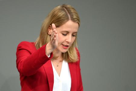 Hubertz gilt als politische Senkrechtstarterin - sie war früher Unternehmerin und gründete ein Startup. (Archivbild)