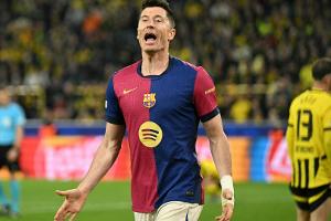 Lewandowski im Barca-Kader für Mailand