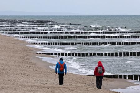 Ungemütliches Wetter an der Ostsee