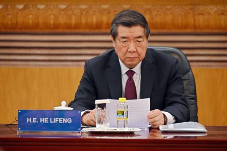 Vize-Ministerpräsident He Lifeng ist in China für Wirtschaft und Handel verantwortlich. (Archivbilid)