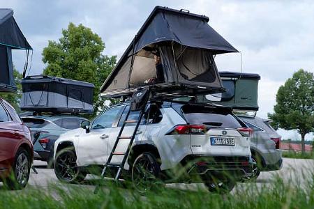 Hartschalen-Dachzelt-Test 2024, Vickywood Cumaru Light 127