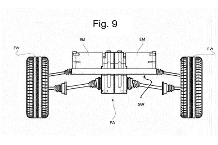 Ferrari Elektroantrieb Patent