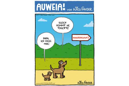 Alltäglicher Humor und Vögel