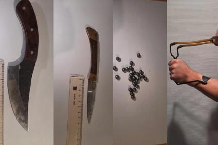 Präzisionsschleuder und Messer Präzisionsschleuder und Messer