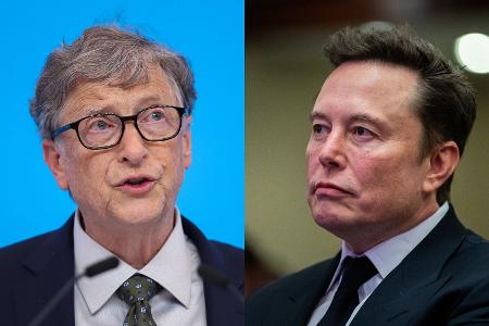Bill Gates und Elon Musk Bill Gates und Elon Musk