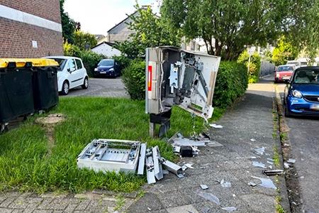 Sprengung Zigarettenautomat Sprengung Zigarettenautomat