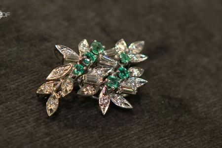 Diamant-Brosche