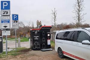 Der Wohnmobil-Stellplatz mit Gasreserven