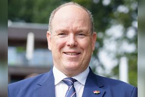 Fürst Albert II. von Monaco gratuliert dem Papst