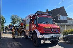 Brennende Koniferen sorgen für Feuerwehreinsatz in Ahlten