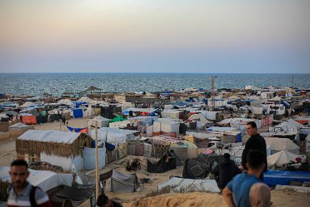 Im Gazastreifen ist praktisch die gesamte Bevölkerung vertrieben (Archivbild). Im Gazastreifen ist praktisch die gesamte Bevölkerung vertrieben (Archivbild).