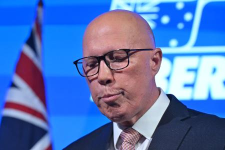 Der Trump-Effekt gereichte dem glücklosen Oppositionsführer Peter Dutton nicht zum Vorteil. (Archivbild)