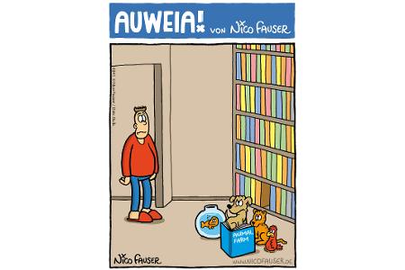 Alltäglicher Humor und Vögel