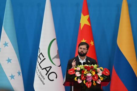 Chiles Präsident Boric forderte eine gemeinsame Umsetzung von Chinas Plänen. 
