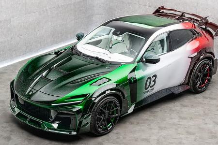Mansory Pugnator Tricolore Ferrari Purosangue