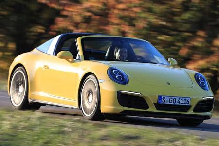 Porsche 911 Targa 4S, Frontansicht