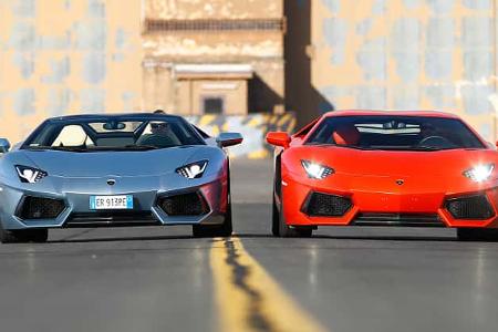 Lamborghini Aventador LP 700-4, Frontansicht