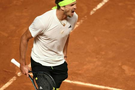 Zverev nach Sieg gegen Fils im Viertelfinale von Rom