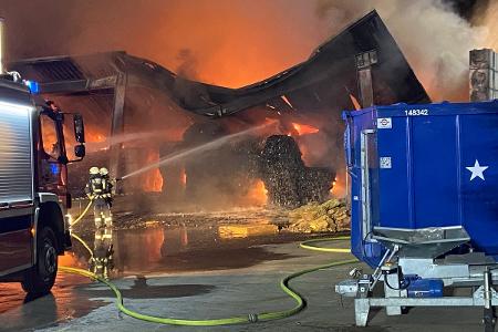 Brand Industriegebiet Grafenwald Brand Industriegebiet Grafenwald