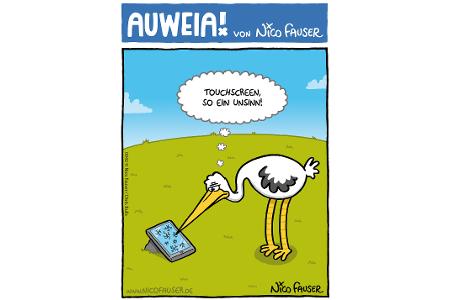 Alltäglicher Humor und Vögel