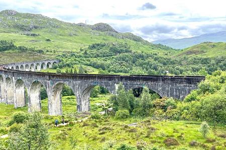 Schottland Glenfinnan-Viadukt Schottland Glenfinnan-Viadukt