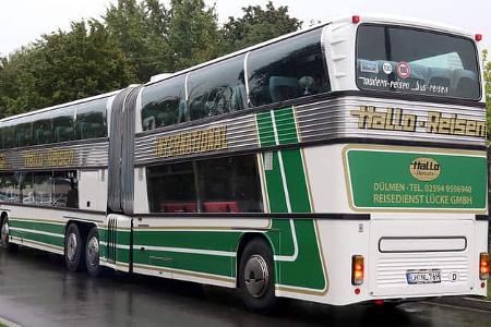 Neoplan Jumbocruiser 1976 Hallo Reisen Reisedienst Lücke