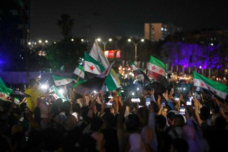 In Syrien brach nach den Nachrichten zur Aufhebung der US-Sanktionen Jubel aus. 